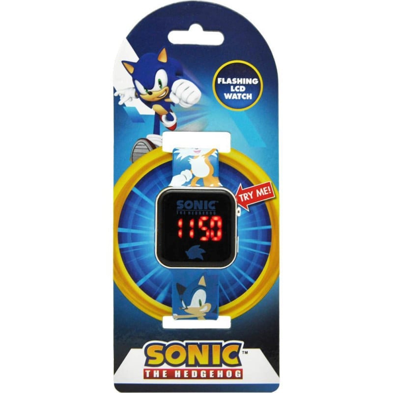 RELOJ LED SONIC AZUL