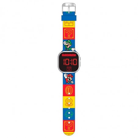 RELOJ LED DE SUPER MARIO