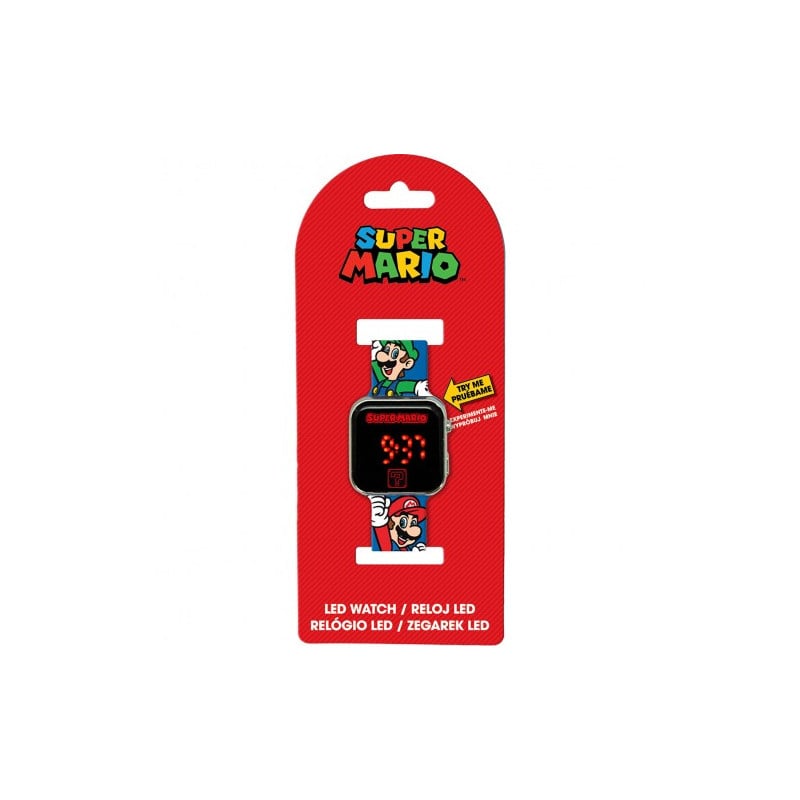 RELOJ LED DE SUPER MARIO