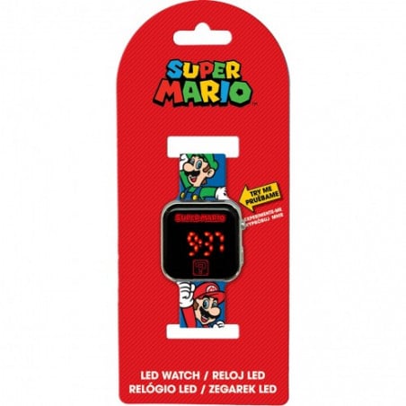 RELOJ LED DE SUPER MARIO