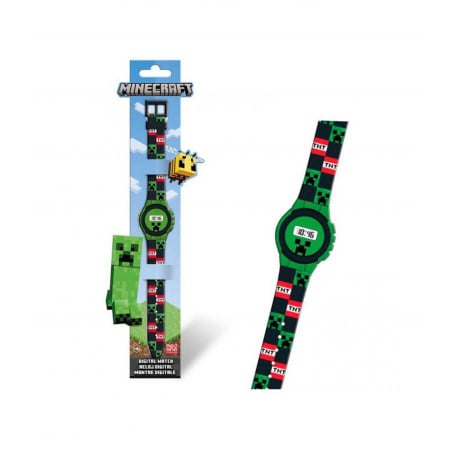 RELOJ DIGITAL MINECRAFT
