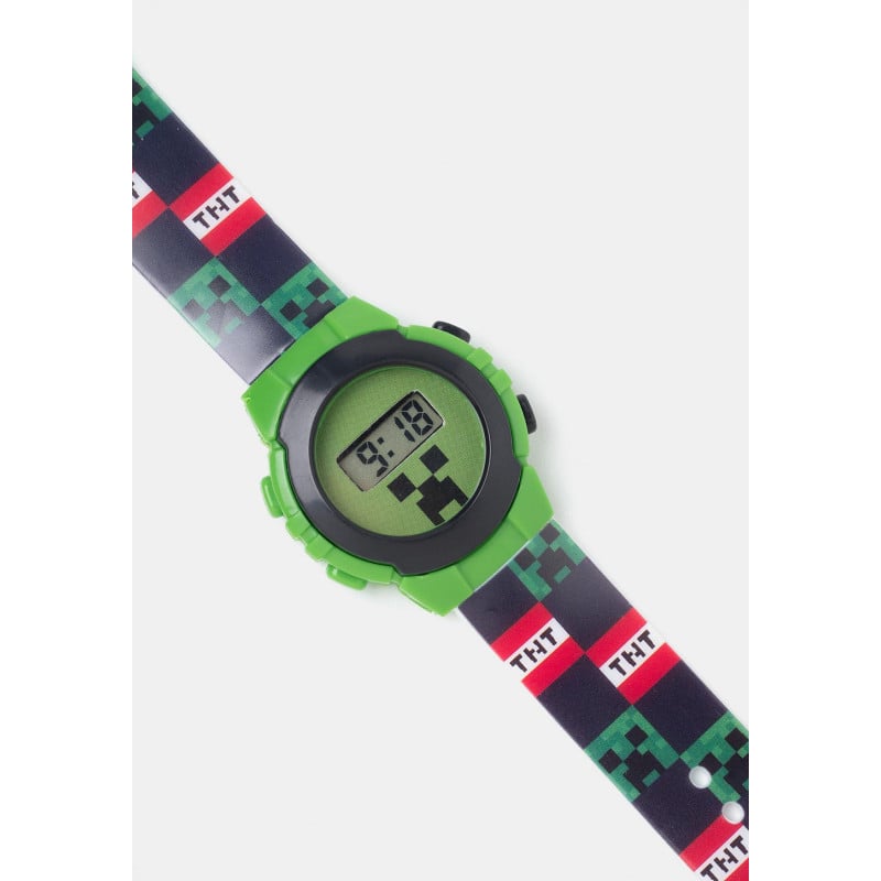 RELOJ DIGITAL MINECRAFT