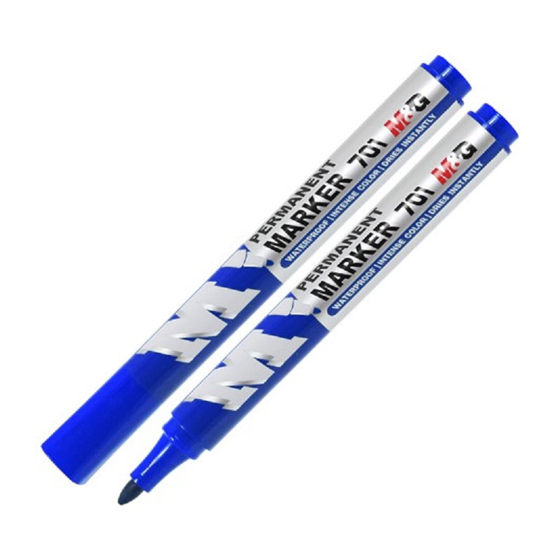 Marcador Permanente 701 Azul