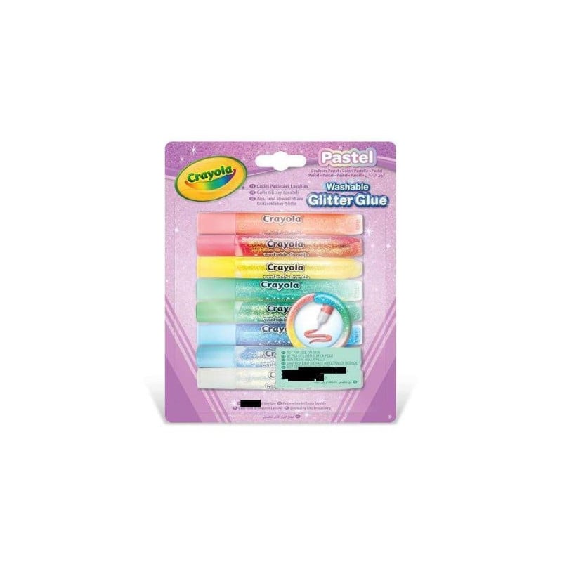 8 Pegamentos Purpurina Lavables Pastel