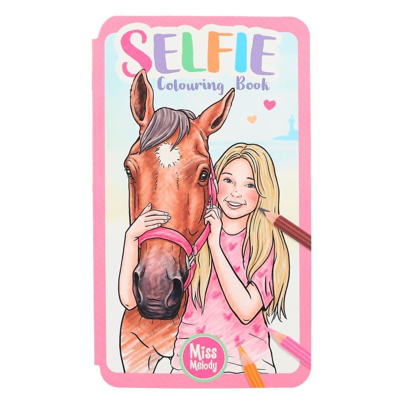 MISS MELODY LIBRO DE COLOREAR SELFIE