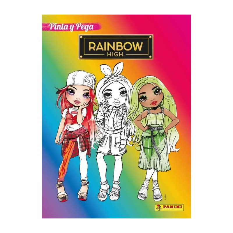 PINTA Y PEGA RAINBOW HIGH N.36