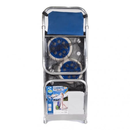 AKITIVE CARRO TRANSPORTE SILLAS PLEGABLE