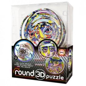 PUZZLE 3D ABSTRACT ROUND 
