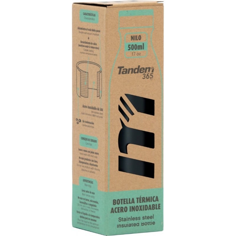 TANDEM BOTELLA 500 ML AZUL COBALTO