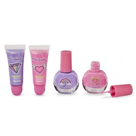 MARTINELIA SUPER GIRL ESMALTES Y LIP GLO