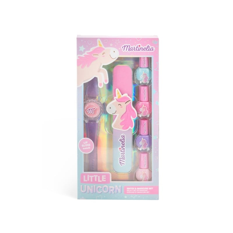 MARTINELIA RELOJ Y SET DE MANICURA LITTLE UNICORN