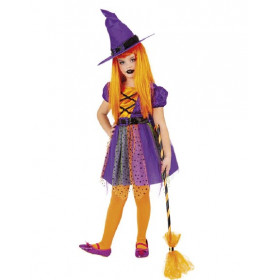 DISFRAZ BRUJA SUPERSTAR PURPY INFANTIL T.M 5-7 AÑOS