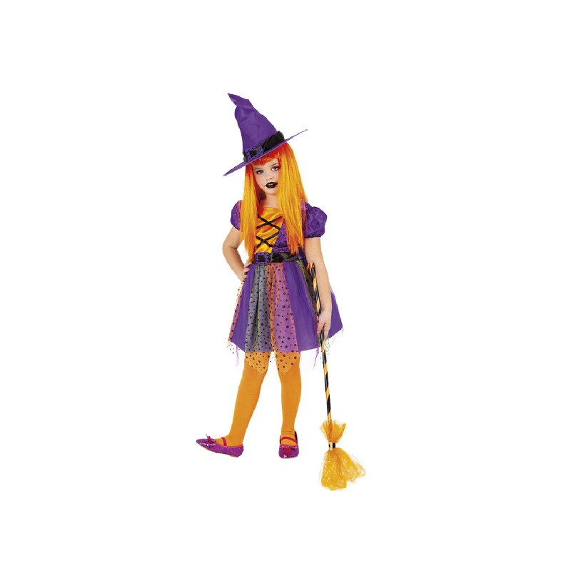 DISFRAZ BRUJA SUPERSTAR PURPY INFANTIL T.M 5-7 AÑOS