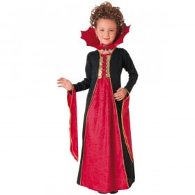 Disfraz Vampiresa Gotica Roja Talla 8-10 Años