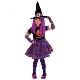 DISFRAZ BRUJITA TRUCO O TRATO INFANTIL T.L 8-10 AÑOS