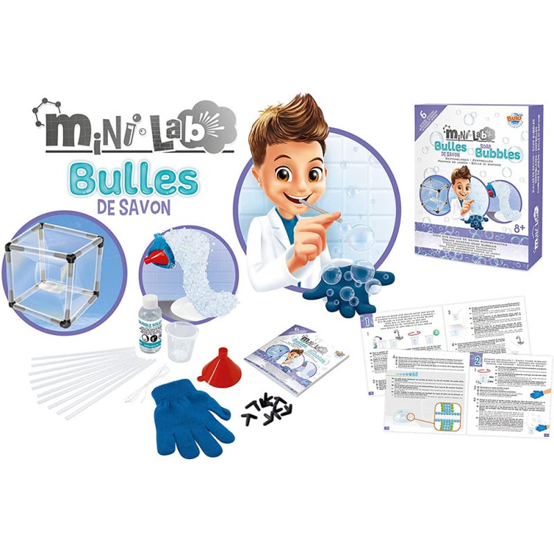 MINI LABORATORIO POMPAS DE JABON