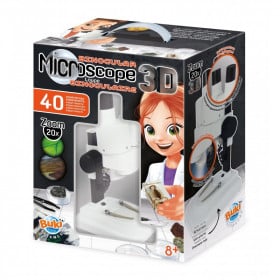 MICROSCOPIO 3D BINOCULAR 40 EXPERIMENTOS