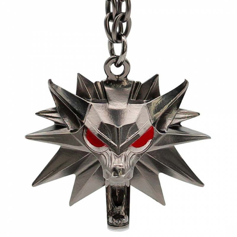 THE WITCHER LLAVERO "WOLF SCHOOL EMBLEM"