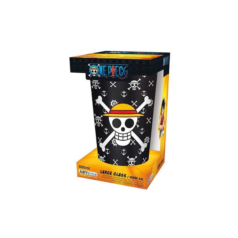 VASO LARGO 400 ML LUFFY ONE PIECE
