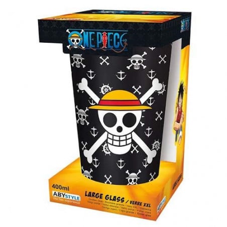 VASO LARGO 400 ML LUFFY ONE PIECE
