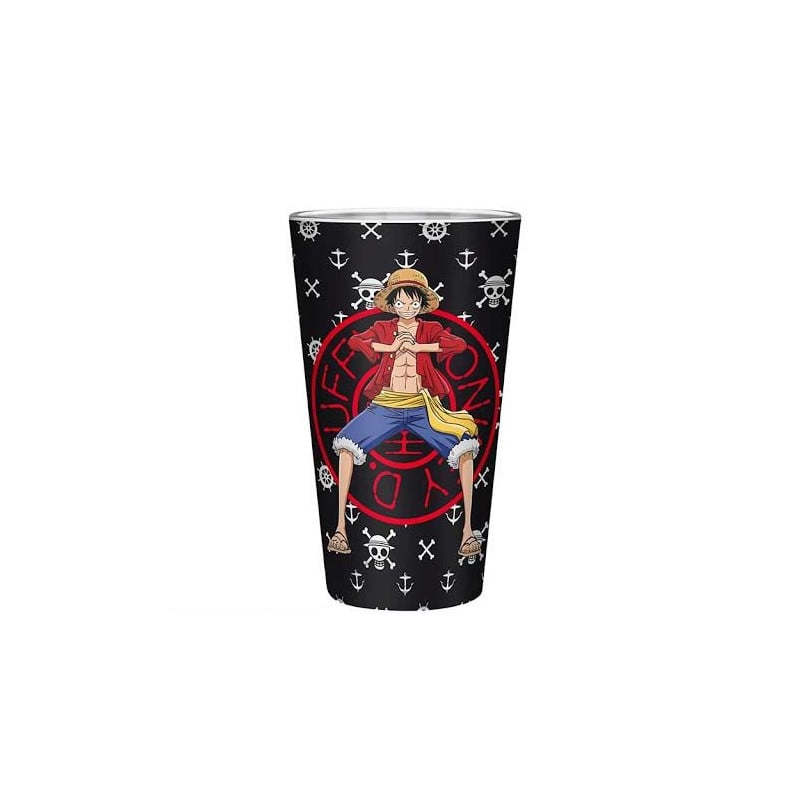VASO LARGO 400 ML LUFFY ONE PIECE