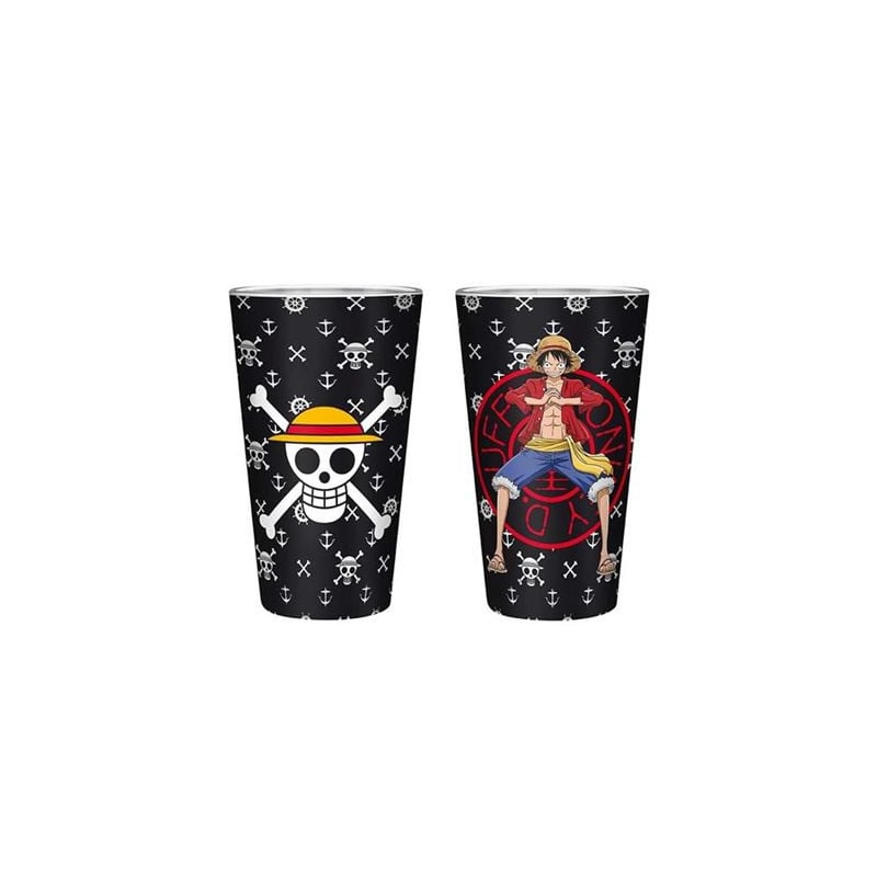 VASO LARGO 400 ML LUFFY ONE PIECE