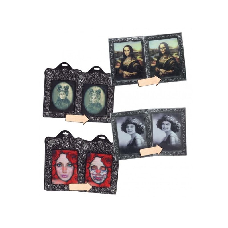 CUADROS TERROR SURTIDOS 22X28 CM