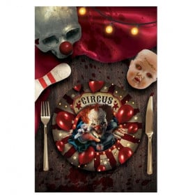 BOLSA DE 6 PLATOS PAYASO 23 CM 2