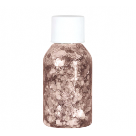 BOTE GLITTER EN GEL ORO-ROSA