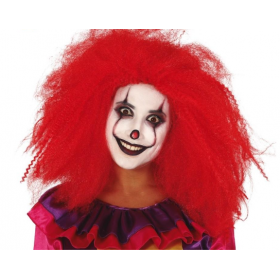 PELUCA PAYASO ROJA EN CAJA