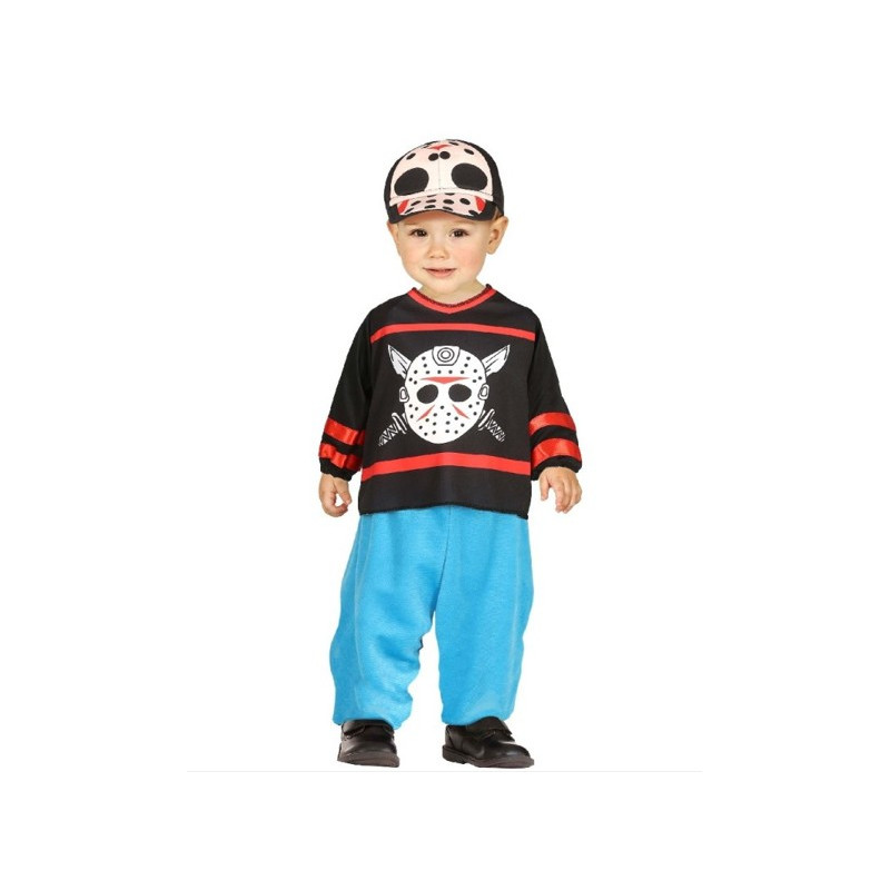 DISFRAZ JASON VIERNES 13 JAZZ DEAD BEBE 18-24 MESES