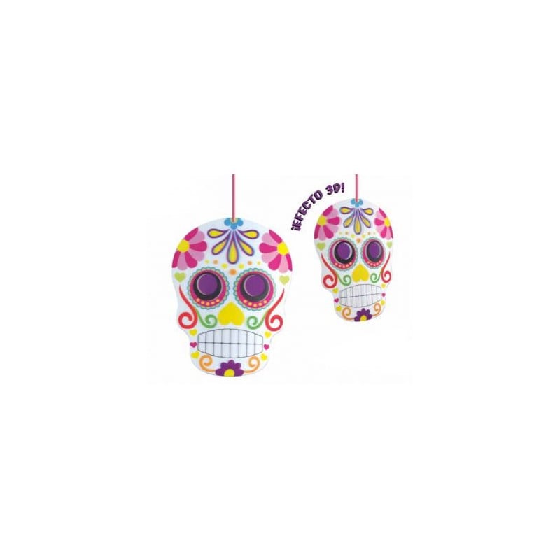 DECO 3D CALAVERA DIA DE LOS MUERTOS