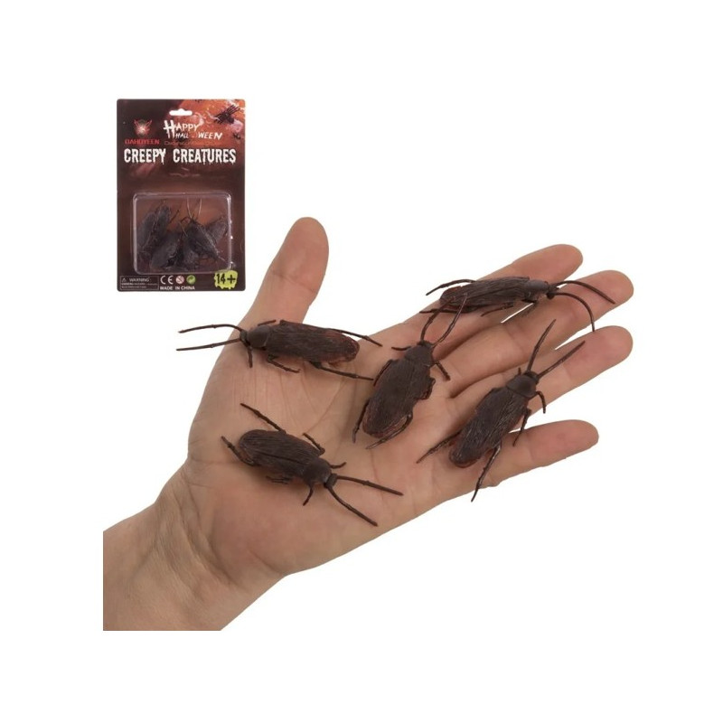 SET 8 CUCARACHAS PVC
