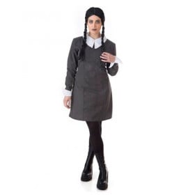 DISFRAZ ADULTO MIERCOLES TOPOS NEGRO T.M 40-42