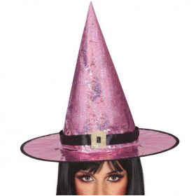 GORRO BRUJA IRIS ROSA