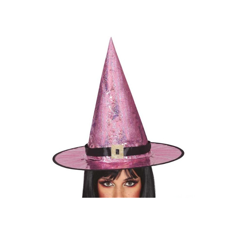 GORRO BRUJA IRIS ROSA