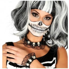 CONJUNTO CALAVERA COLLAR Y PULSERA