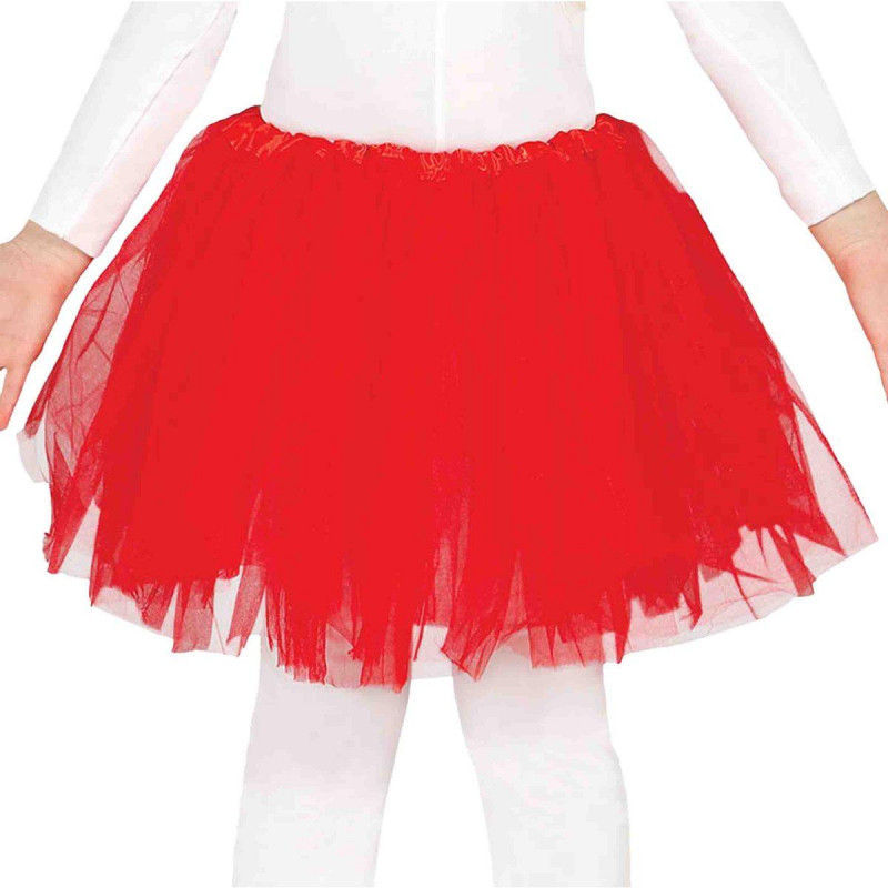 TUTU INFANTIL ROJO 30 CM