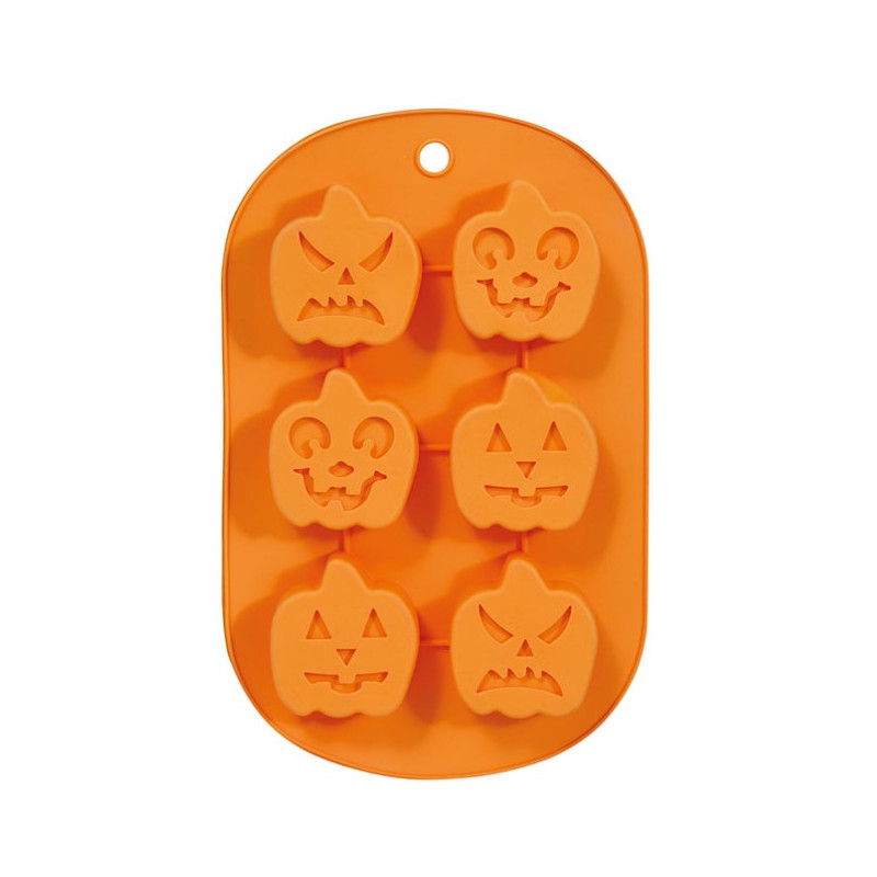 MOLDE PARA 6 GALLETAS CALABAZA