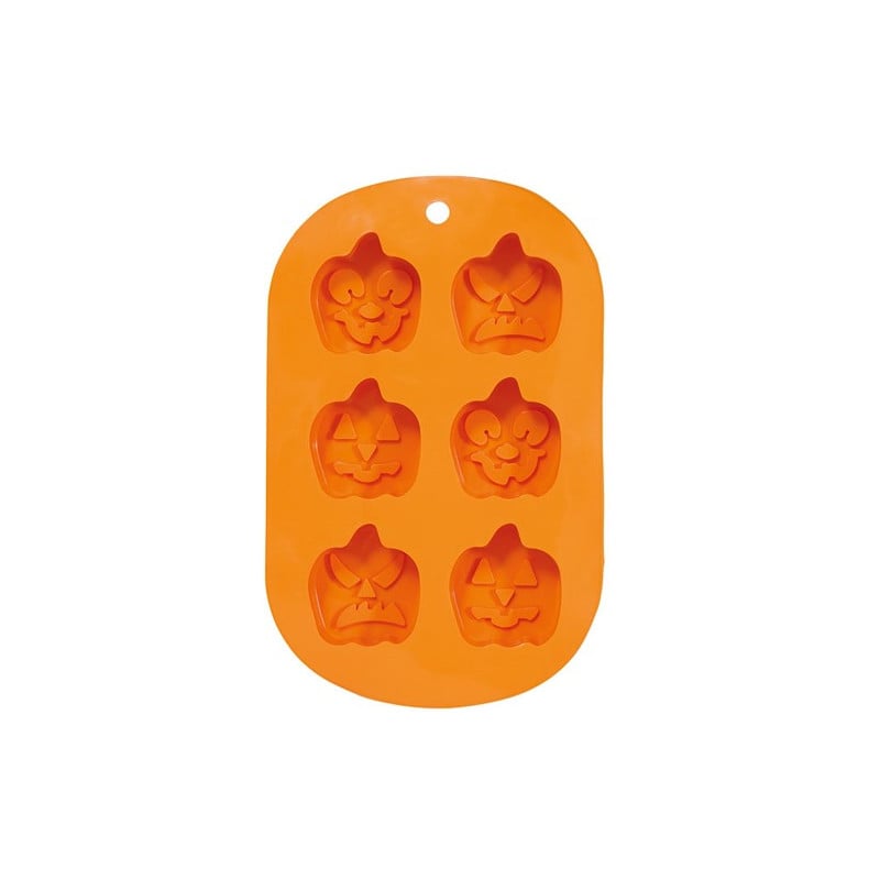 MOLDE PARA 6 GALLETAS CALABAZA