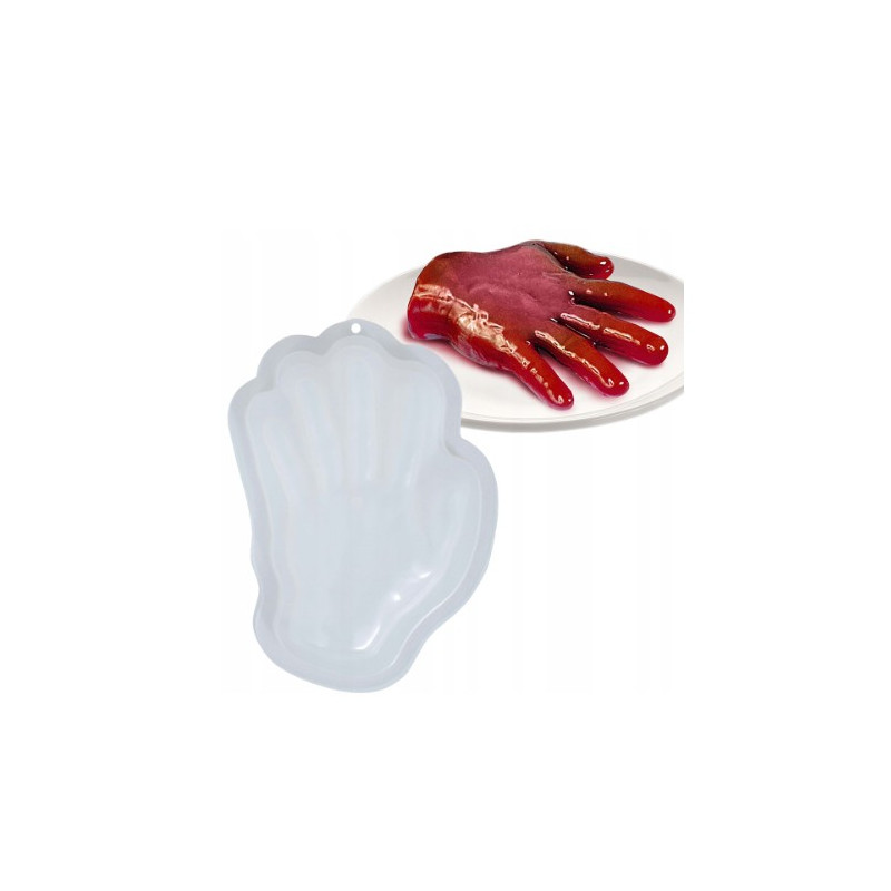 MOLDE MANO PARA GELATINA 27X17 CM