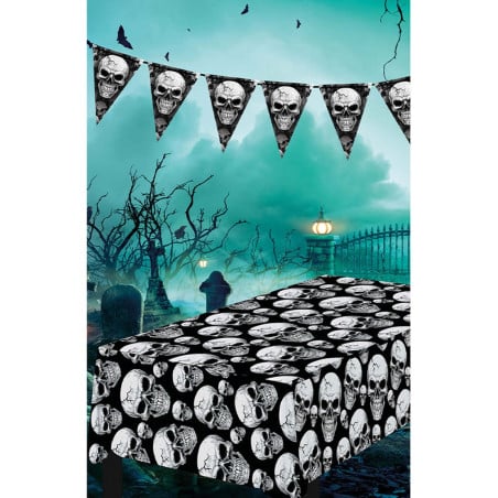 Mantel Calaveras 137x274 Cm