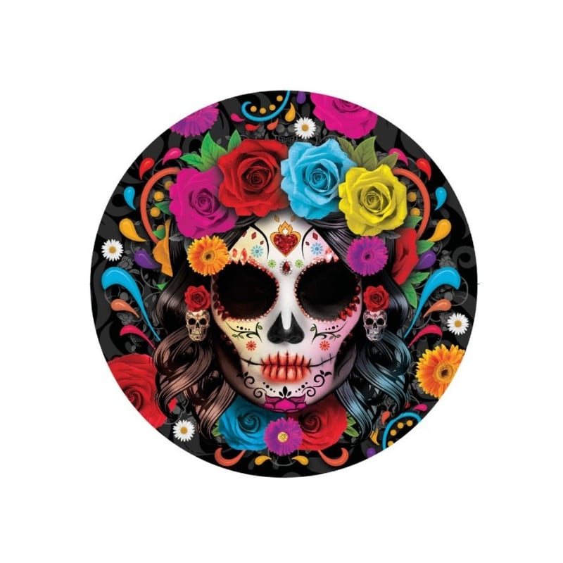 Platos De Catrina 6 Uds 23 Cm De Fiestas Guirca
