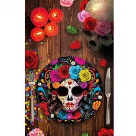 6 Platos Catrina 23 Cm 2