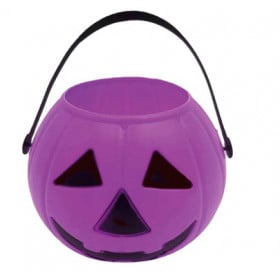 Calabaza Cubo Lila 15 Cm