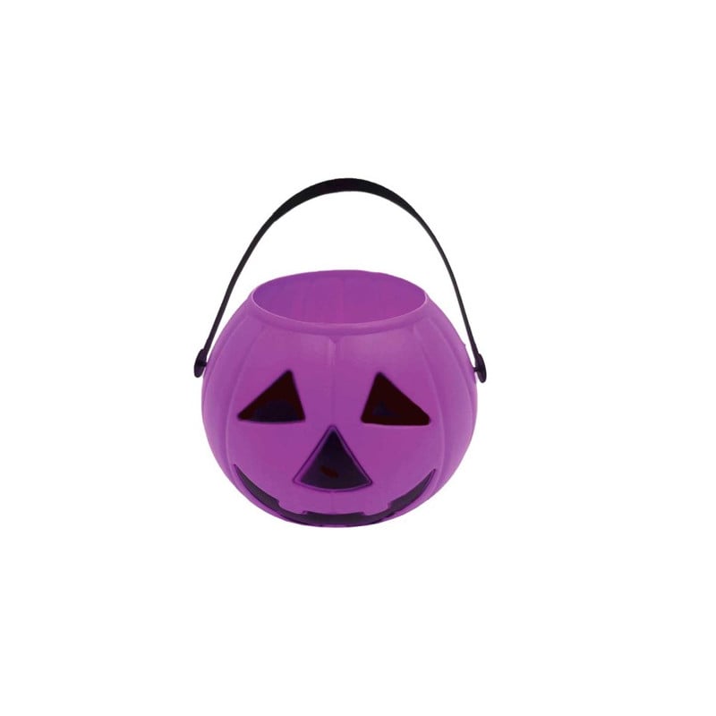 Calabaza Cubo Lila 15 Cm