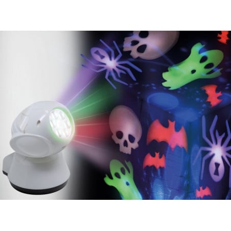 PROYECTOR LED FIGURAS HALLOWEEN PILAS