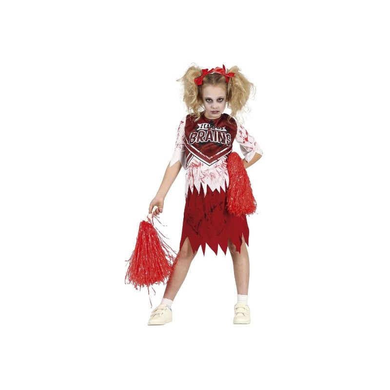 DISFRAZ ANIMADORA ZOMBIE INFANTIL T 10-12 AÑOS