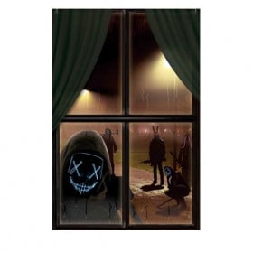 Decoración Ventana Killing Day 80x120 Cm