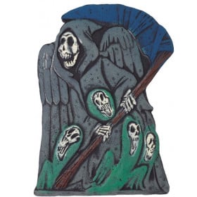 LAPIDA MUERTE 43X32 CM